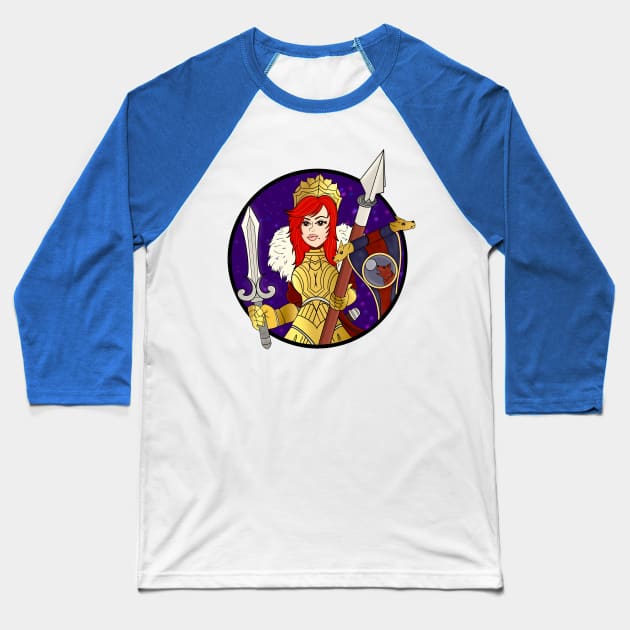 Hilde ~ Soul Calibur Baseball T-Shirt by HazelGeek